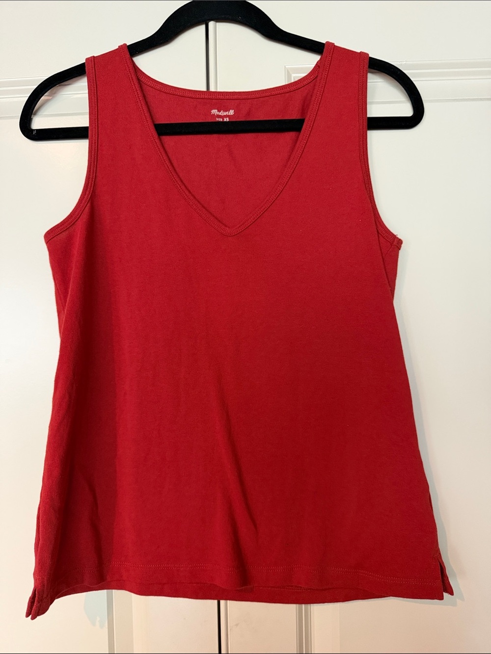 Madewell Rust V-Neck Tank